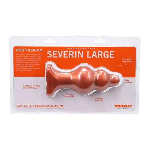 Tantus Severin Large Super Soft Anal Plug Copper
