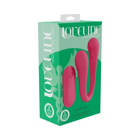 LoveLine FlexEase Bend Vibe Liquid Silicone in Pink