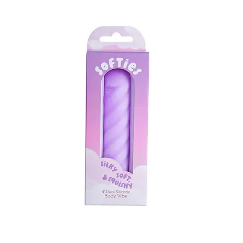 Softies Dual Layer Bullet 4 in. in Purple