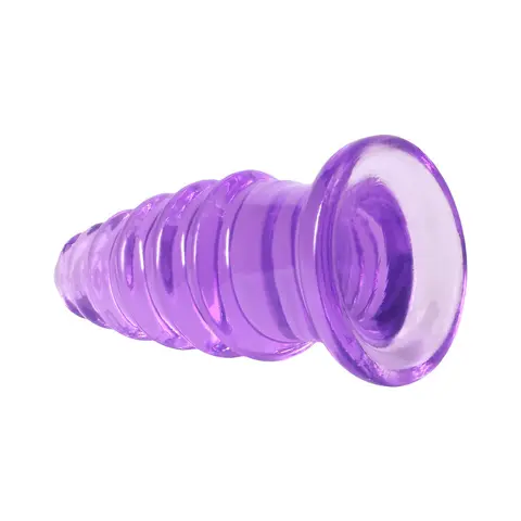 Crystal Jellies Anal Twist 6 in. in Purple