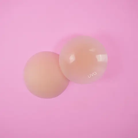 UVA Vanilla Non-Adhesive Round Nipple Covers