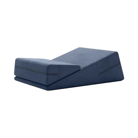Liberator Wedge & Ramp Sex Combo Original Size Décor Velvet in Blue