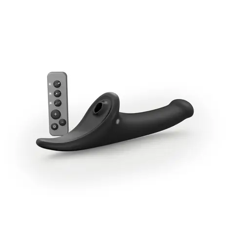 Strap-On-Me Multi Orgasm Dildo Medium in Black