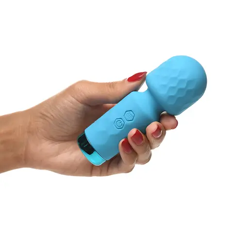 BANG! 10X Mini Silicone Wand in Blue
