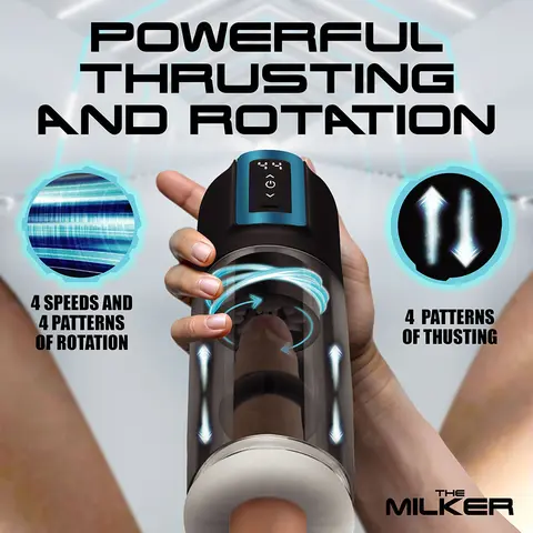 The Milker Thrusting & Rotating Masturbator