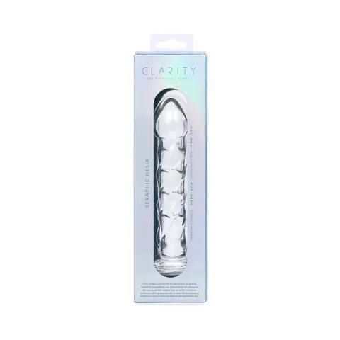Clarity Seraphic Helix Glass Dildo