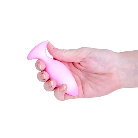 Softies Dual Layer Butt Plug 4 in. in Pink