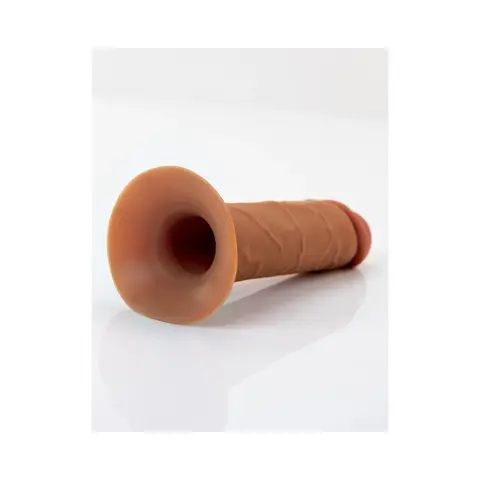 Fantasy X-Tensions Elite Silicone Hollow Strap-On Dual Density 5 in. in Brown