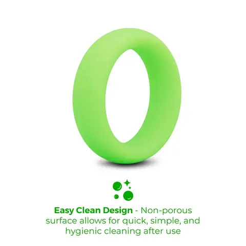 b-Vibe Snug Ring 45mm Snug Fit Silicone C-Ring in Green