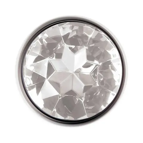 Adam & Eve Clear Gem Anal Plug Large