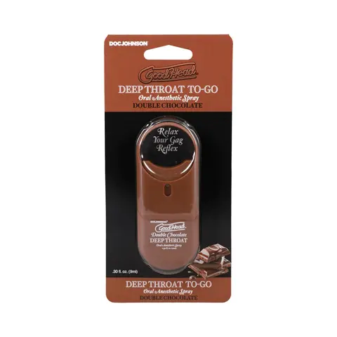 GoodHead Deep Throat Spray To-Go Double Chocolate .30 oz.