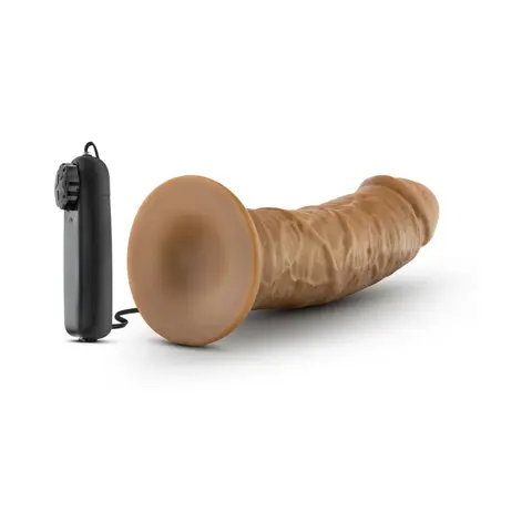 Dr. Skin Dr. Joe Realistic 8 in. Vibrating Dildo in Tan