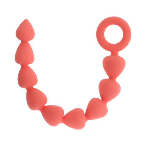 Sportsheets Sex & Mischief Peaches 'n CreaMe Silicone Anal Beads