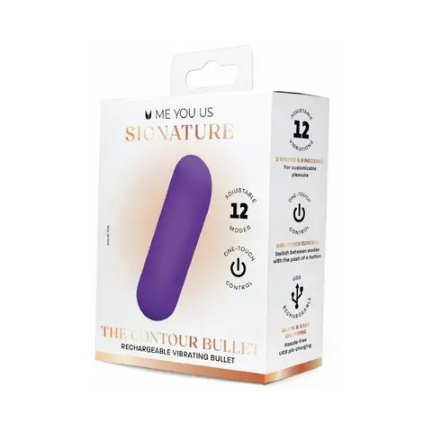 Me You Us Signature The Contour Bullet in Purple