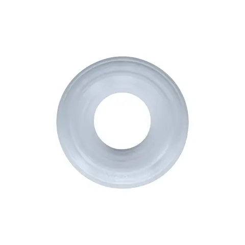 Hunkyjunk Roto Grooved Gripper-Ribbed Cockring Clear Steam