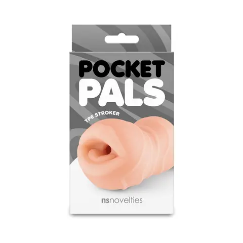 Pocket Pals Mouth Stroker in Tan