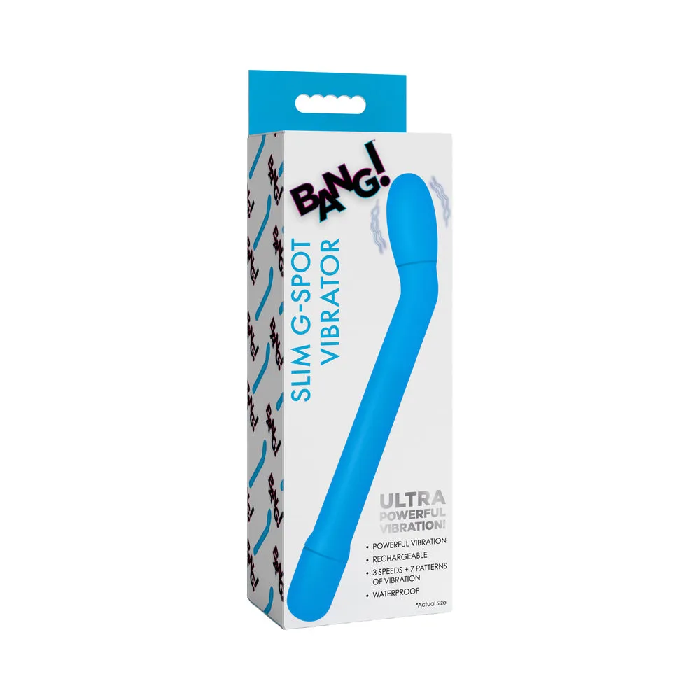 BANG! Slim G-Spot Vibrator in Blue