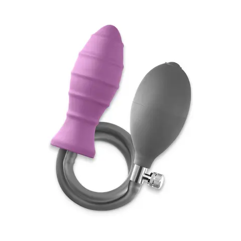 INYA InflataPlay Manual Inflatable Butt Plug Pink