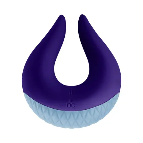 FemmeFunn Volea Rechargeable Silicone Fluttering Tip Vibrator Dark Purple