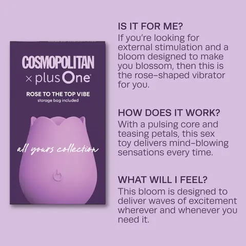 Cosmopolitan X plusOne Rose to the Top Vibe