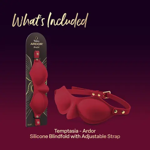 Temptasia Ardor Blindfold in Red