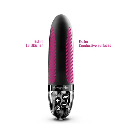 Mystim Sleak Freak E-Stim Vibrator Black