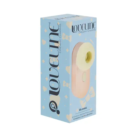 LoveLine Budsie AirTapTech Rechargeable Vibrator in Yellow