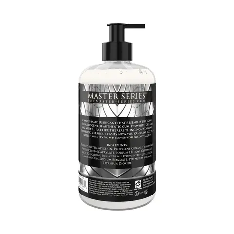Master Series Jizz Cum-Scented Water-Based Lube 16 oz.