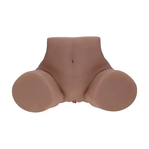 Xkin Bodyforms Clara Vossin Dual Entry Vibrating Masturbator Brown