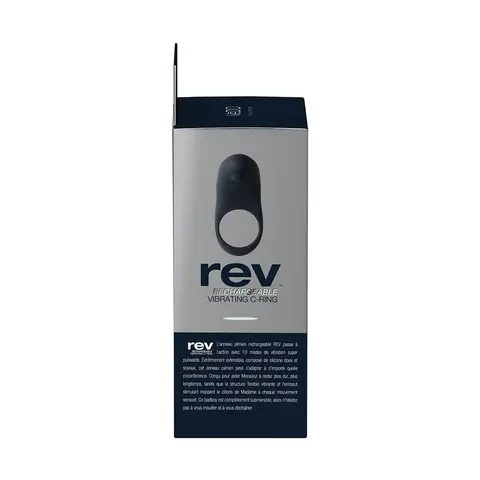 VeDO Rev Rechargeable Vibrating C-Ring in Black