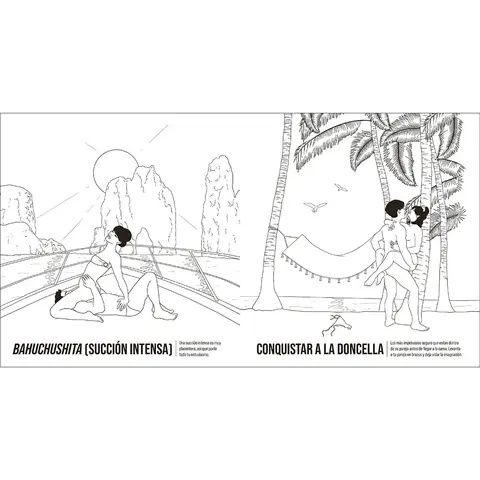 Kama Sutra Coloring Book: Libro para colorear (Spanish Edition)