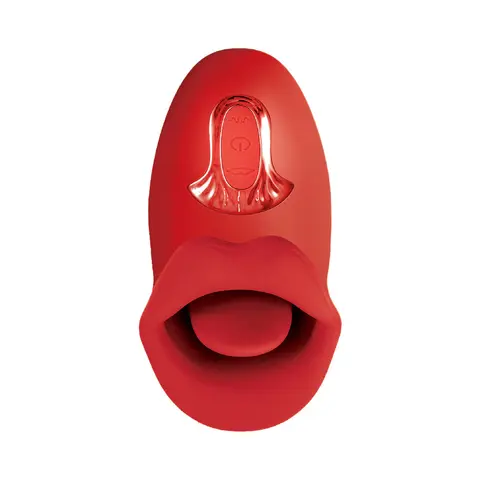 Clit-Tastic Tongue Licking Lover in Red