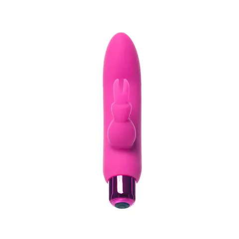 Powerbullet Alice's Bunny Rechargeable Bullet Vibrator with Silicone Rabbit Sleeve in Pink