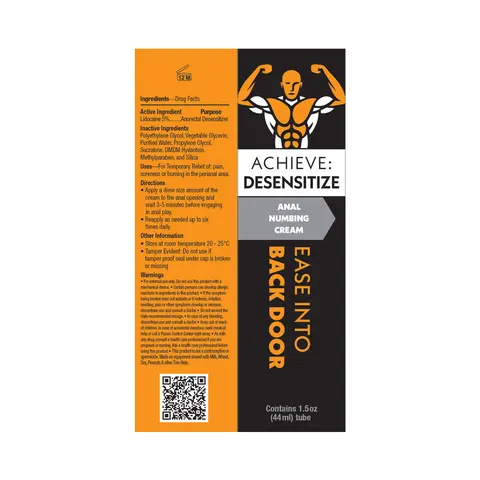 Achieve: Desensitize Anal Numbing Cream
