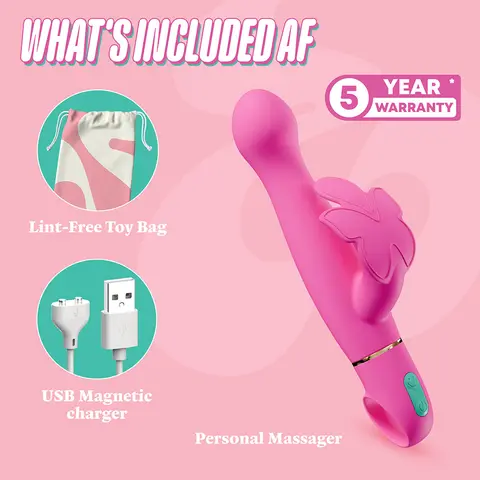 Aria Naughty AF 2.0 Rechargeable Vibe Plum