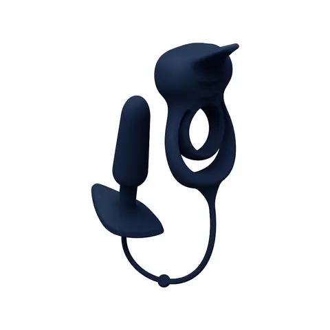 VeDO Humper Rechargeable Dual C-Ring with Anal Plug Black