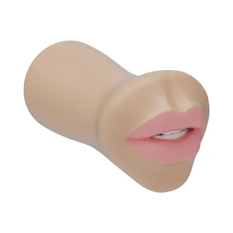 The Super Sucker Dick Sucking Lips ULTRASKYN Masturbator Vanilla