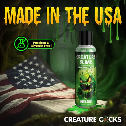 Creature Slime Green Water-Based Lubricant 4 oz.