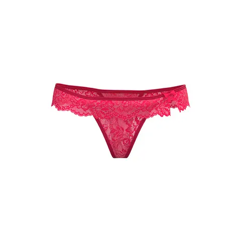 Magic Silk Get It Girl Flutter Thong Diva Pink Queen Size