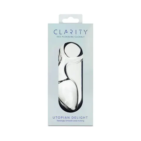 Clarity Utopian Delight Glass Plug