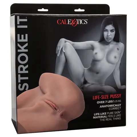 Stroke It Life Size Pussy in Brown
