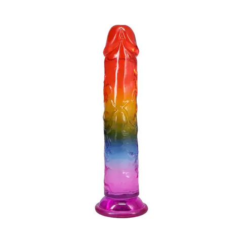 Crystal Jellies 8.5 in. Dong Rainbow