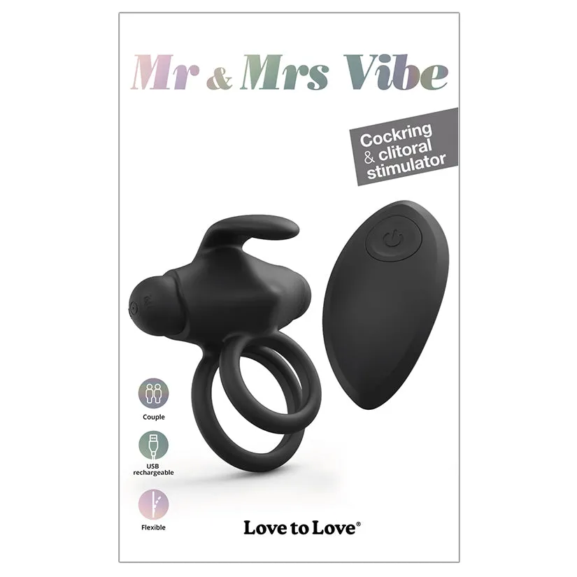 Love To Love Mr & Mrs Vibe Black Onyx