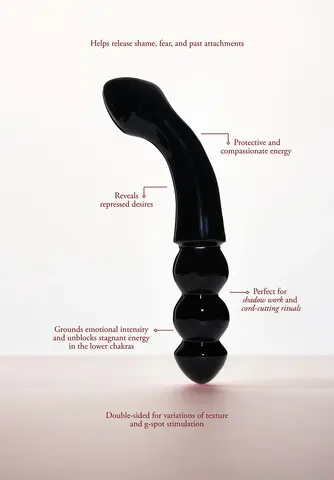 Chakrubs Xaga Viper Obsidian Wand