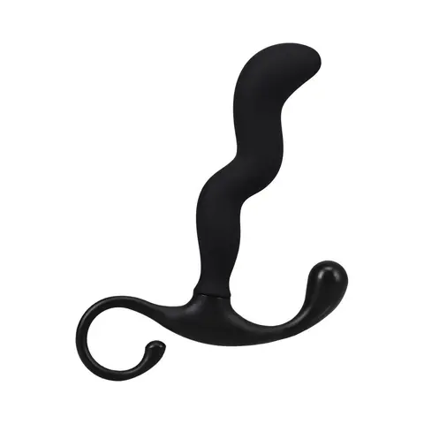 OptiMALE Zig Zag Silicone P-Massager Black