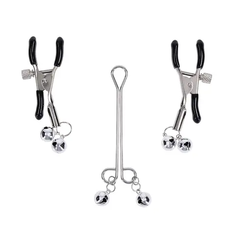 Sportsheets Sex & Mischief Shadow Bell Nipple and Clit Jewelry