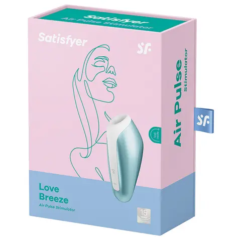 Satisfyer Love Breeze Air Pulse Stimulator Ice Blue
