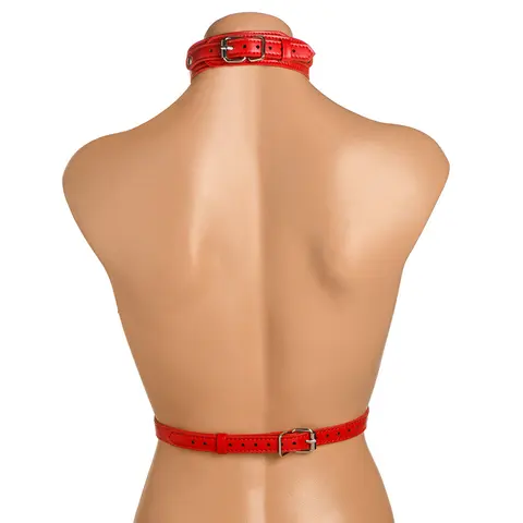 Master Series Vixen Chest Harness in Red