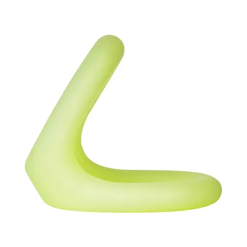 Forto F-22 Liquid Silicone Cock & Ball D-Ring Small Glow
