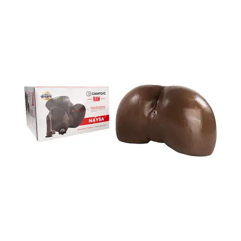 Camtoyz Raw Realistic Torso Naysa in Chocolate